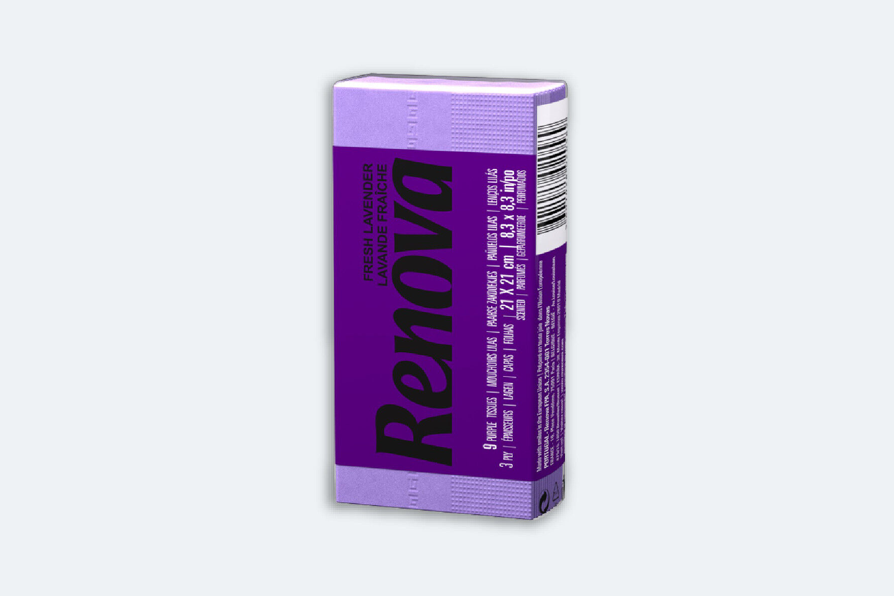 Purple Pocket Tissue 6-Pack, Renova