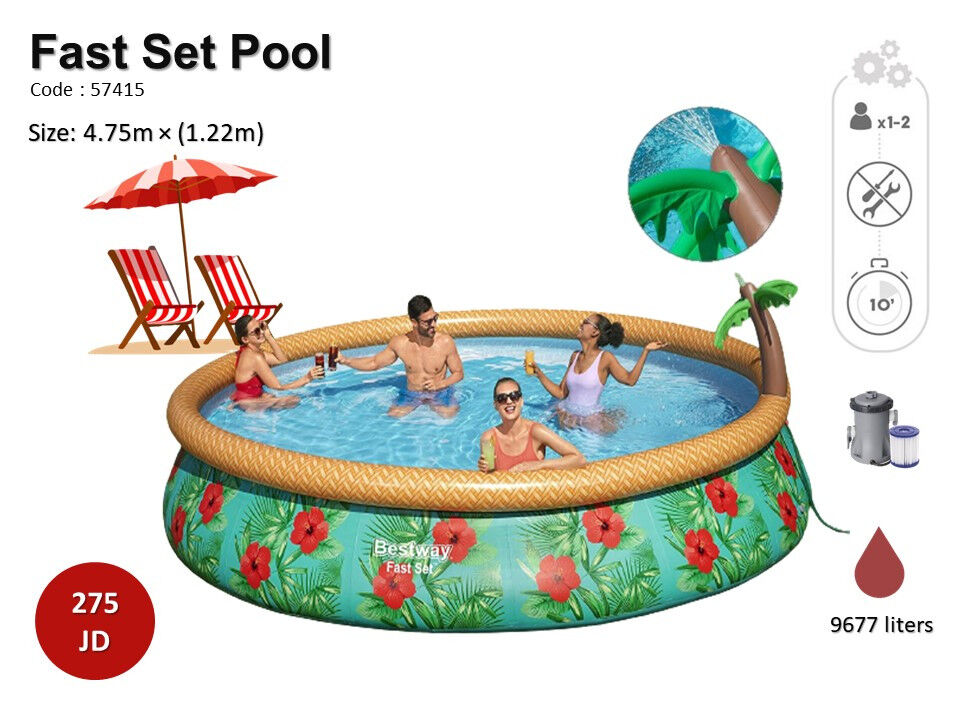 Treatment set Swimming Water Co. pool & For Pools - Fast Ocean
